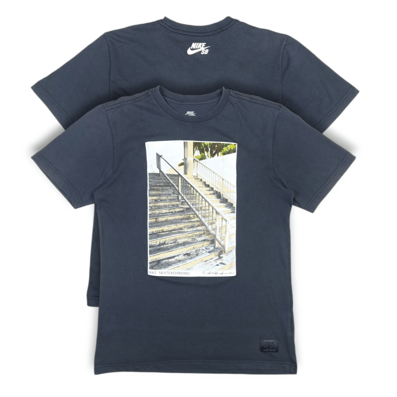 Nike × Vintage Vintage Y2K Nike SB Skate Spot Skateboard TEE Size US S / EU 44-46 / 1 - 1 Thumbnail