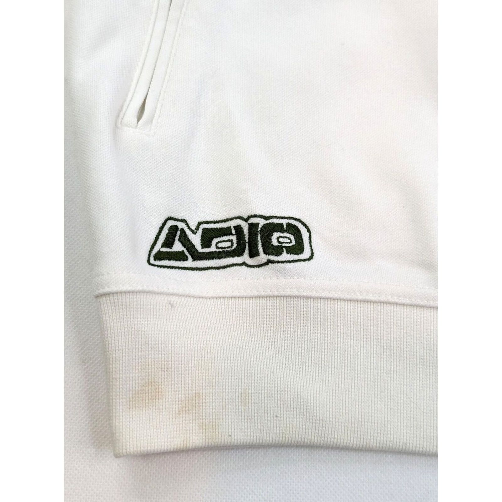 Vintage VINTAGE ADIO Skateboard Full Zip Sweater Men XL White Green Heavyweight Streetwear 90s Mens XL Size US XL / EU 56 / 4 - 4 Thumbnail