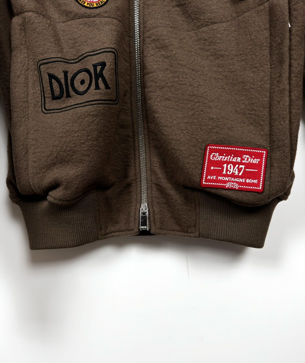 Dior Christian Dior Patch Wool Bomber Jacket Size US S / EU 44-46 / 1 - 9 Thumbnail