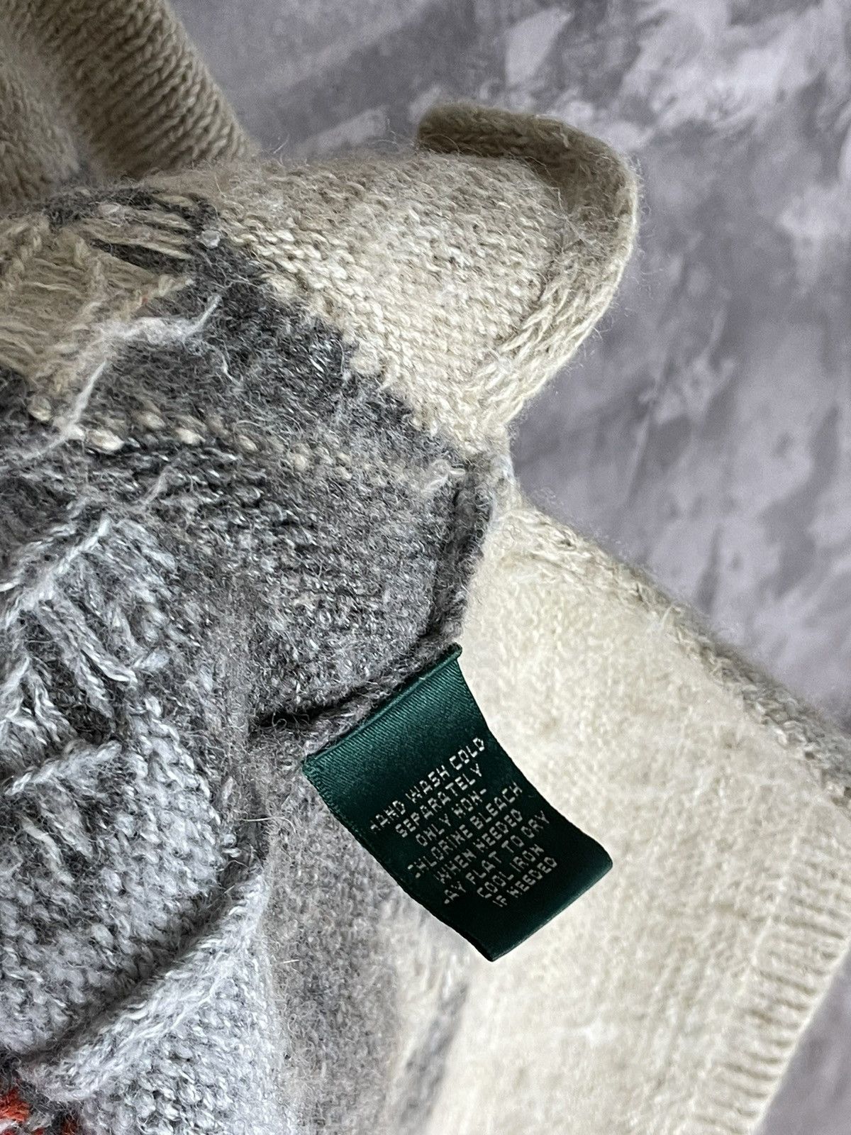Polo Ralph Lauren × Ralph Lauren × Vintage Vintage Polo Ralph Lauren hand knit Colour sweater Size M / US 6-8 / IT 42-44 - 9 Thumbnail