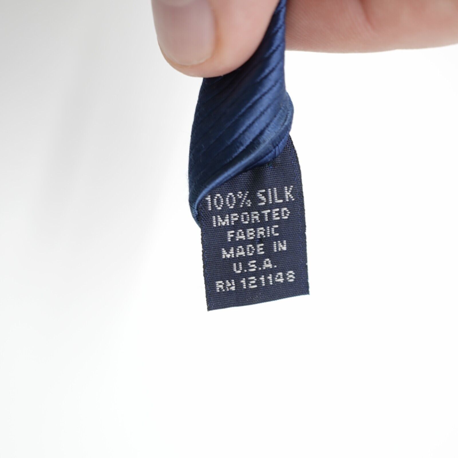 Tommy Hilfiger Vintage Tommy Hilfiger Red Blue Striped Two-Tone Woven Silk Size ONE SIZE - 6 Thumbnail