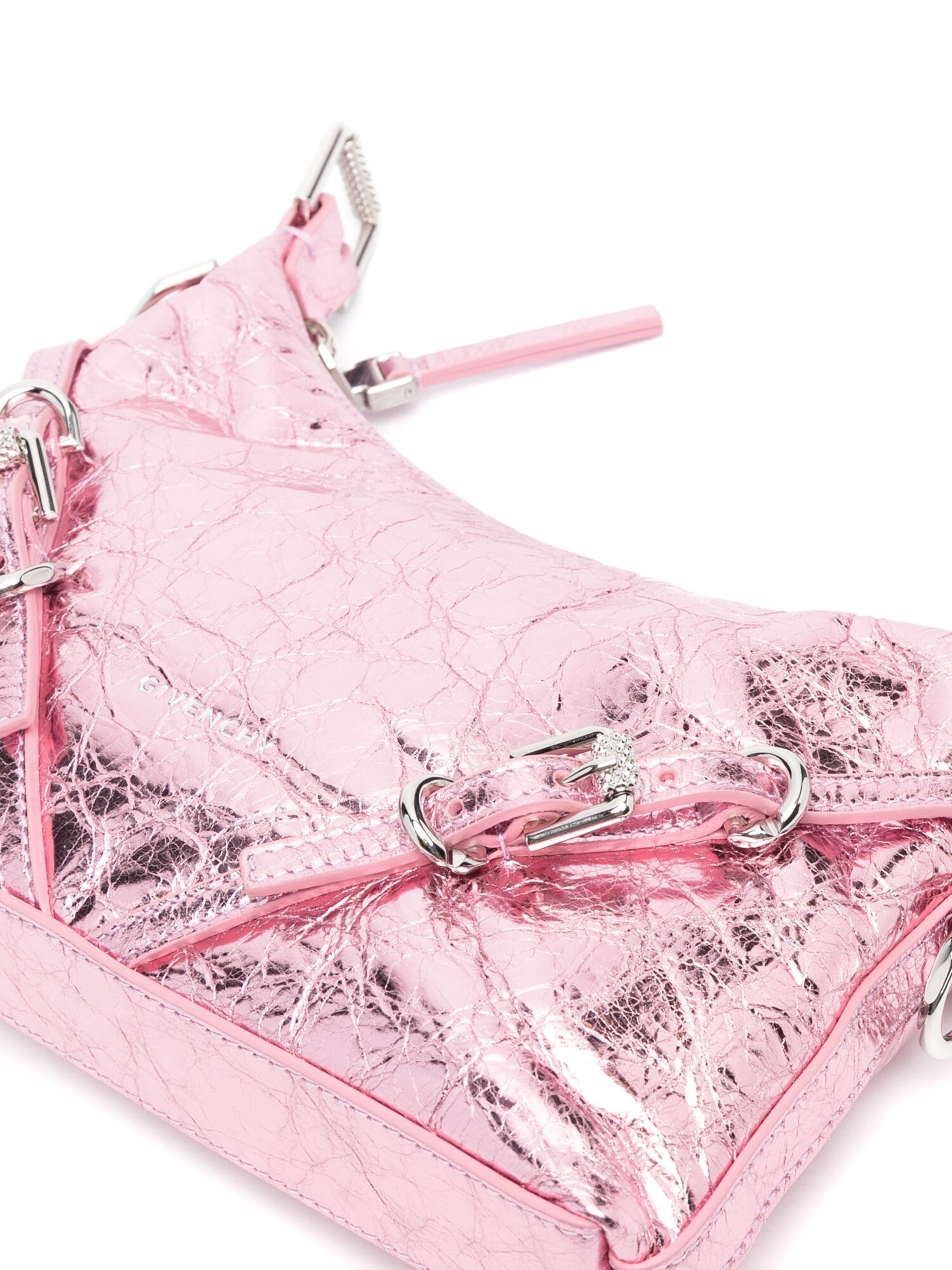 Givenchy o1srvl11e1124 Size: OS/ Mini Voyou Shoulder Bag in Pink Size ONE SIZE - 4 Thumbnail