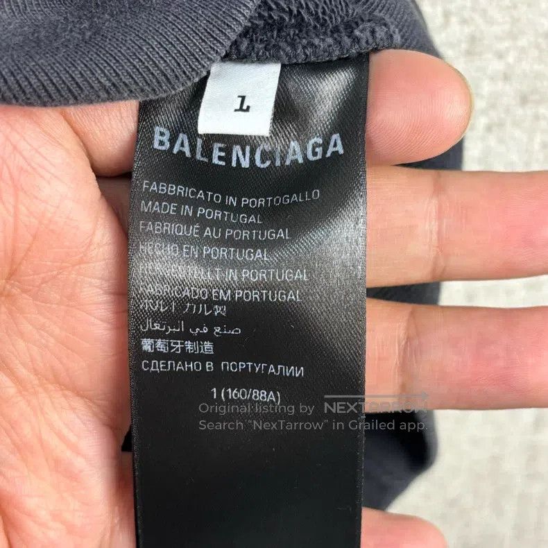 Balenciaga Balenciaga 3B Letter Logo Embroidered Hooded Casual Sweats Size US S / EU 44-46 / 1 - 5 Thumbnail