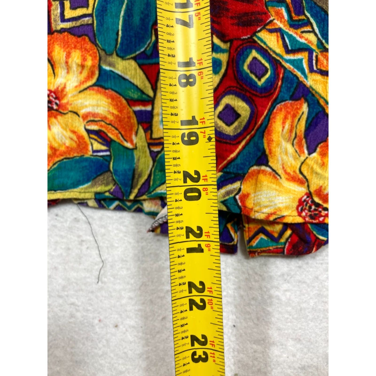 Vintage VINTAGE Maggie McNaughton Blouse Womens 24W Top Hawaiian Shirt Shoulder Pads Size 3XL / US 20-22 - 7 Thumbnail