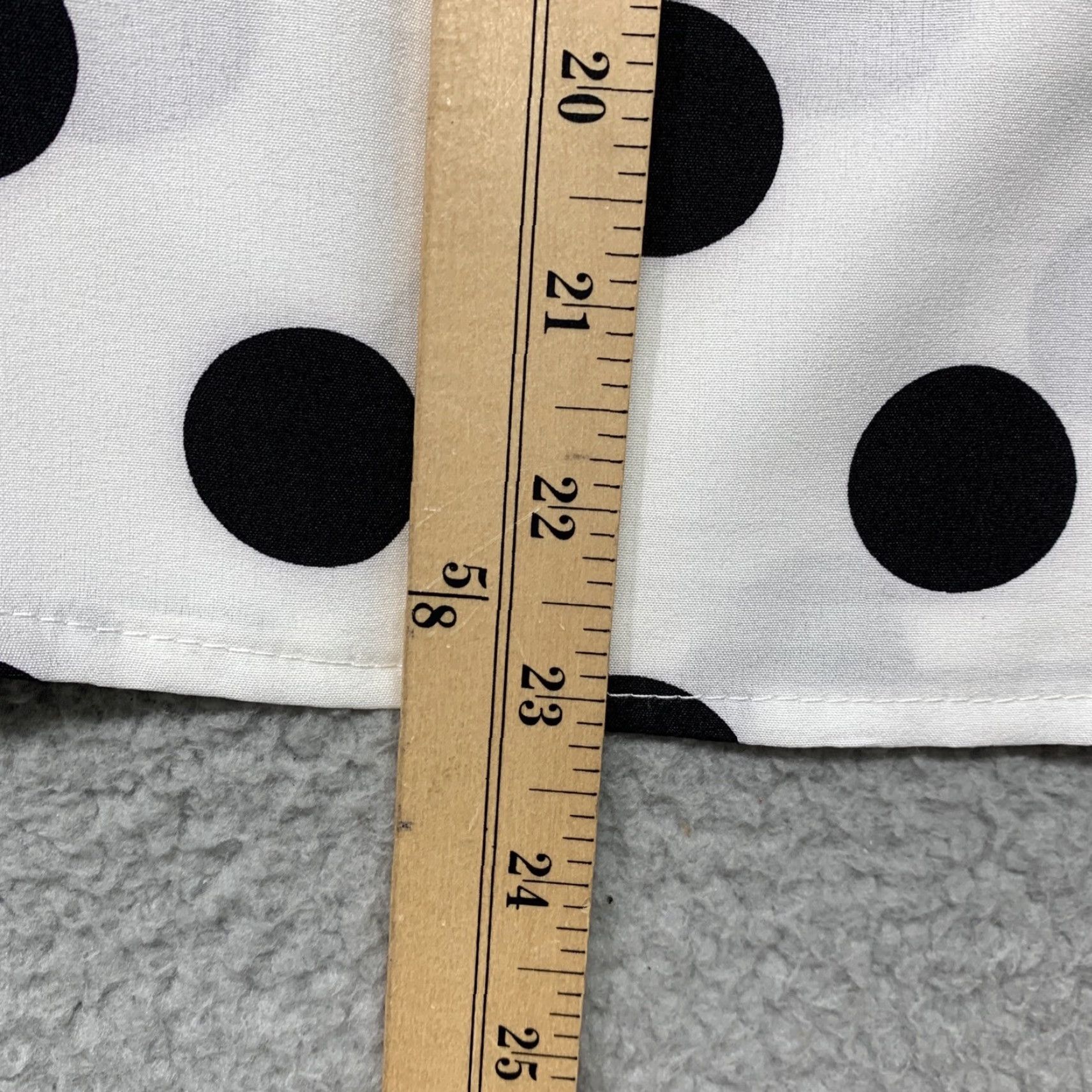X-LARGE VINTAGE? Women's Unbranded White Blouse Black Polka Dot XL XS? Size XL / US 12-14 / IT 48-50 - 8 Thumbnail