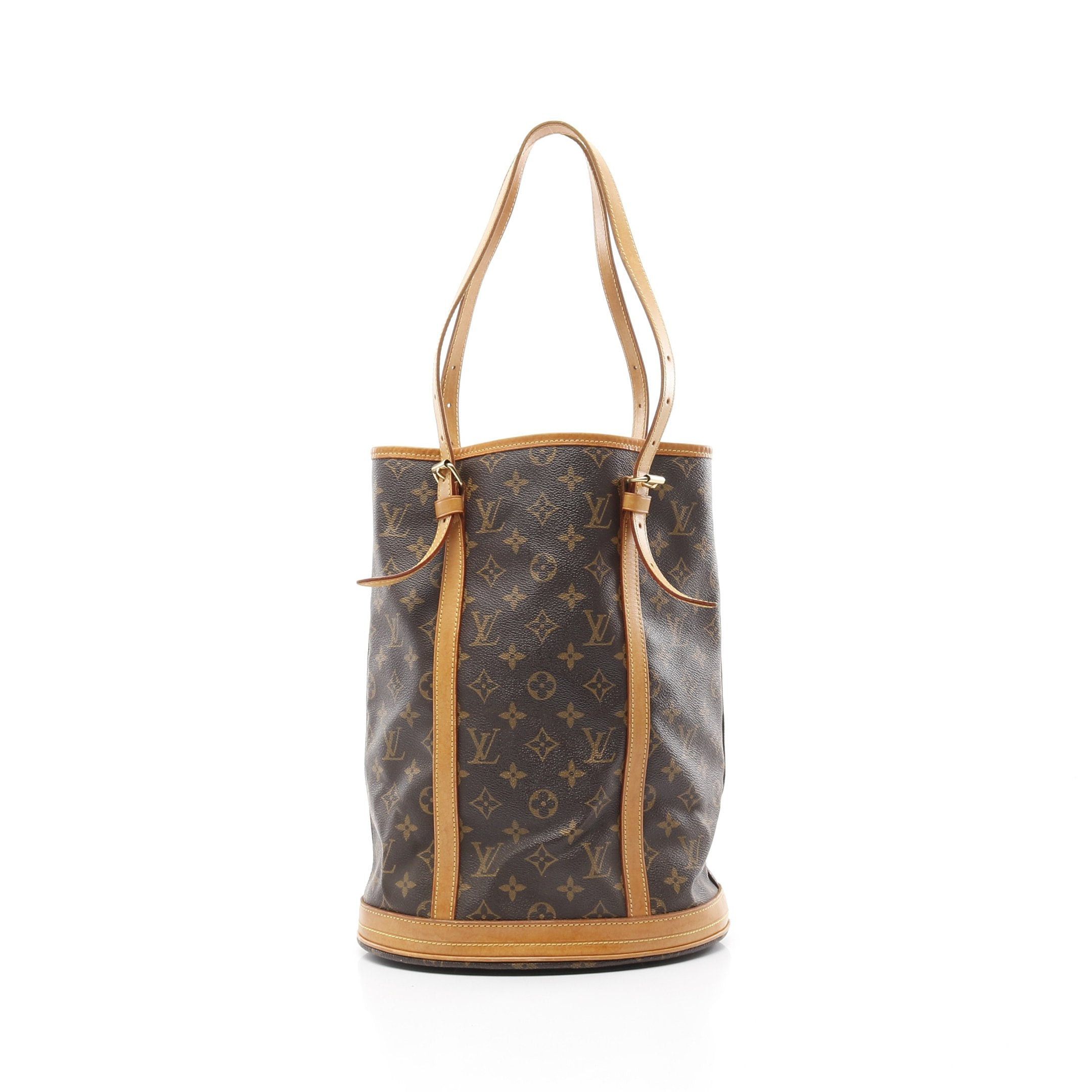Louis Vuitton Louis Vuitton Bucket Gm Monogram Shoulder Bag Leather Brown Size ONE SIZE - 1 Thumbnail