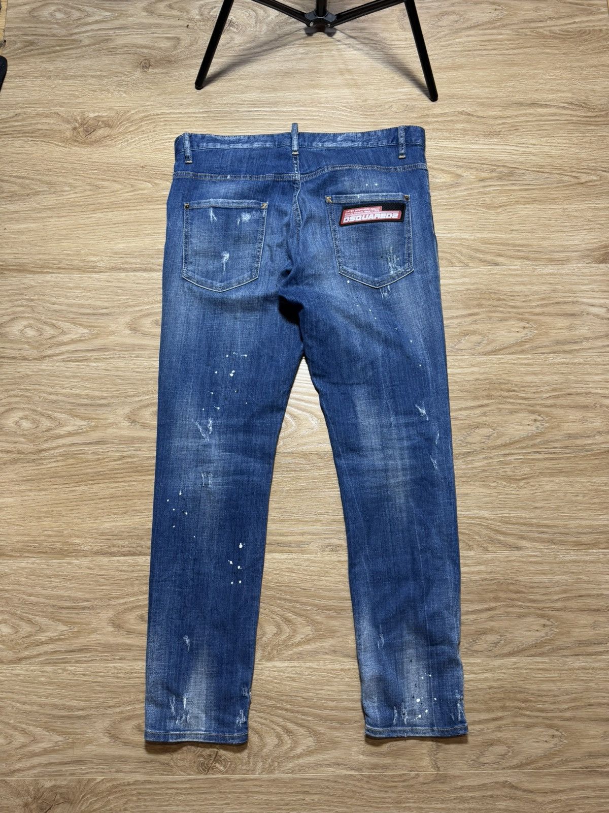Dsquared2 Dsquared2 distressed Blue panted denim Size US 36 / EU 52 - 8 Thumbnail