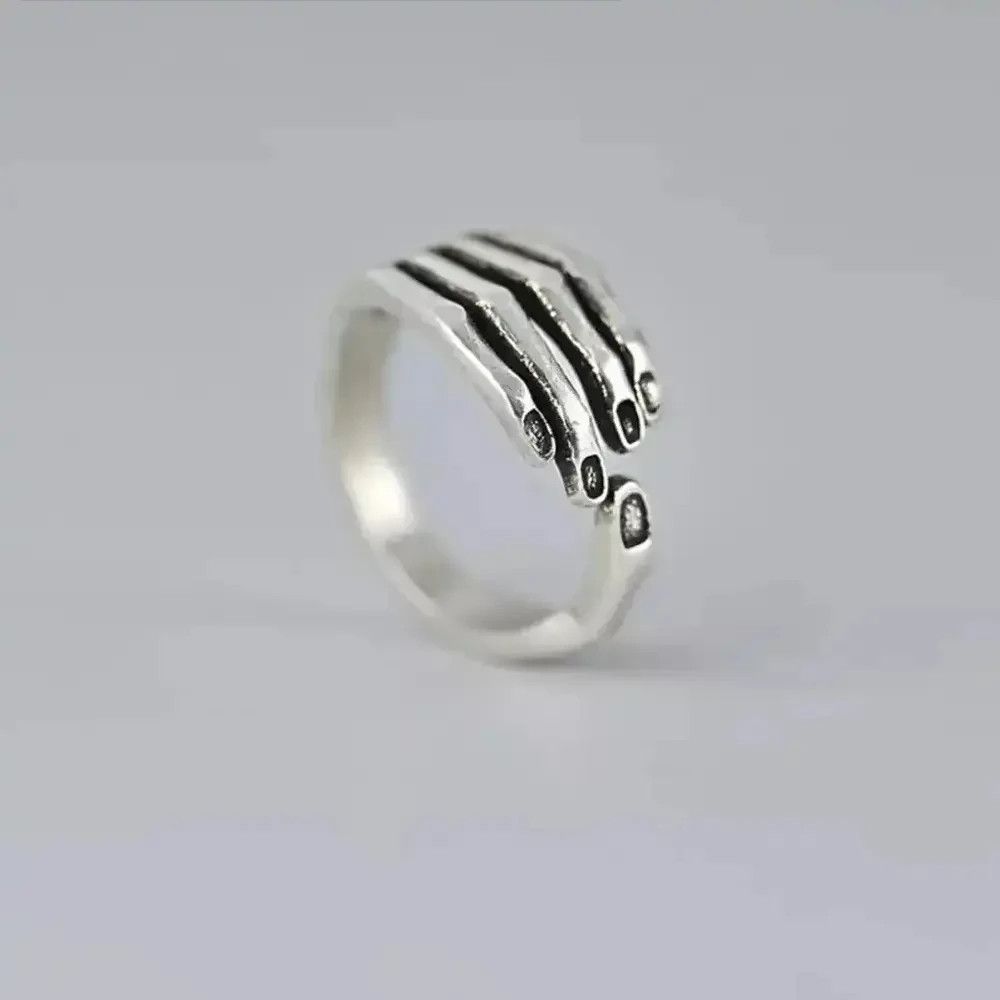 Jewelry Antique Hand Finger Ring Size ONE SIZE - 2 Thumbnail