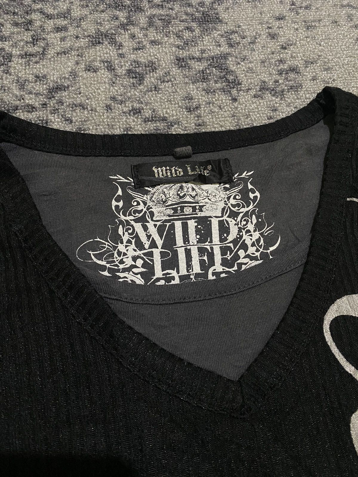 Hysteric Glamour × If Six Was Nine × Le Grande Bleu (L.G.B.) Y2k Wild Life ifsixwasnine style Tshirt Size US L / EU 52-54 / 3 - 4 Thumbnail