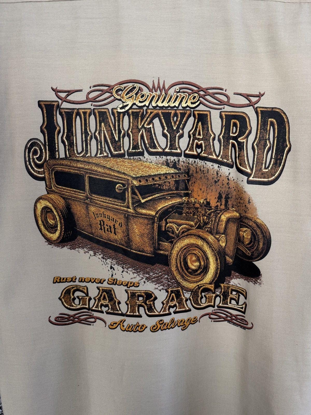 Dickies Dickies Short Sleeve Work Shirt Junkyard Garage Vintage Sz S Size US S / EU 44-46 / 1 - 15 Thumbnail