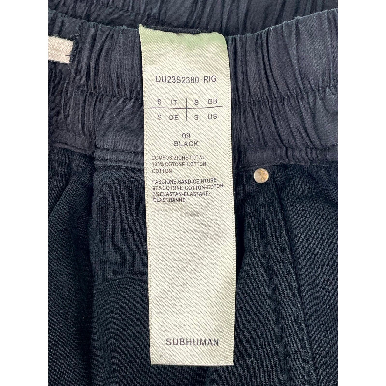 Rick Owens Rick Owens Zipper Black Sweats Size US 30 / EU 46 - 4 Thumbnail