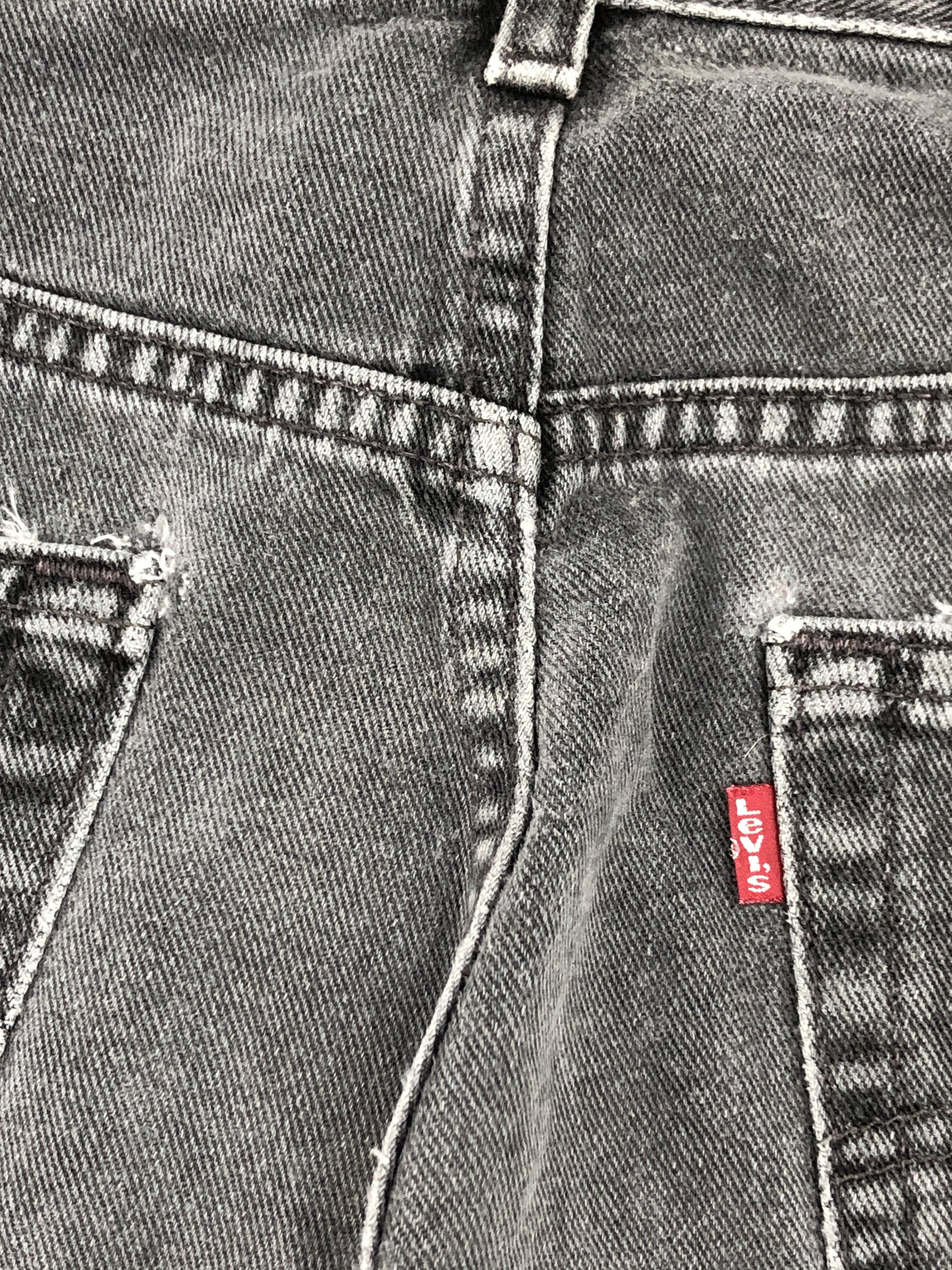 Levi's Faded Black Vintage 90s Levis 505 Jeans DP2292 Size US 39 - 7 Thumbnail