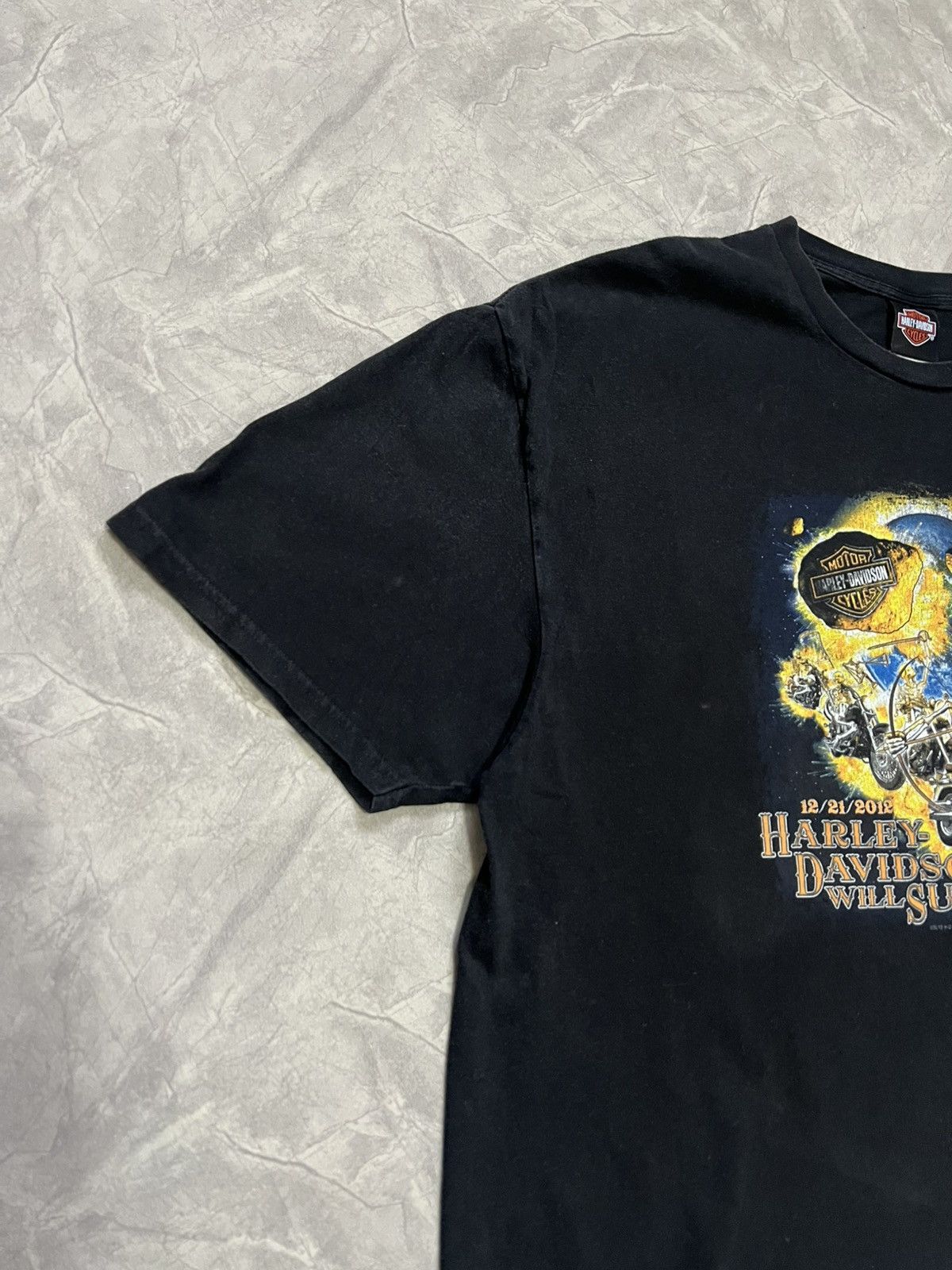 Harley Davidson Harley Davidson Black Tee Size US XXL / EU 58 / 5 - 3 Thumbnail