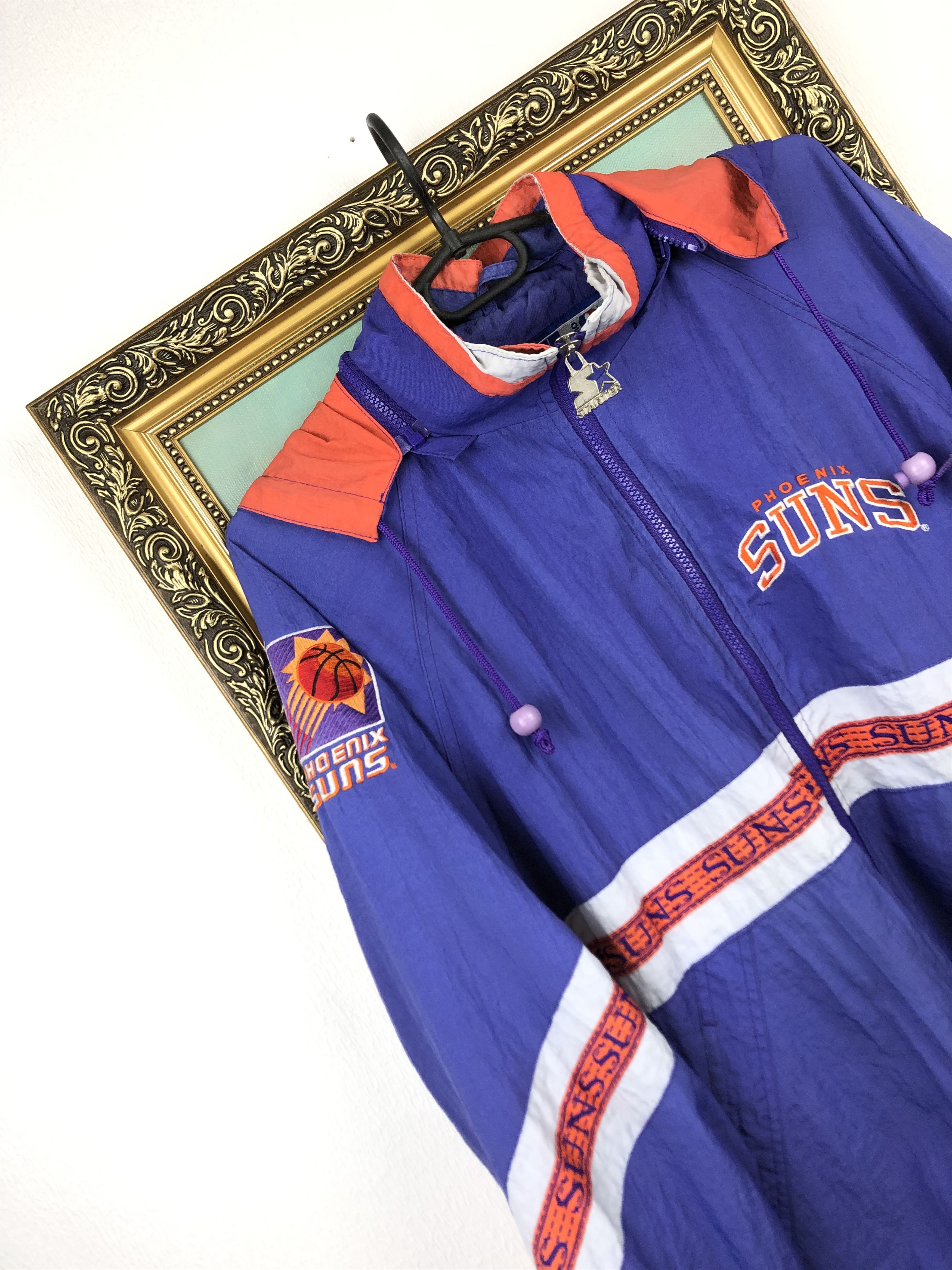 NBA × Starter × Vintage Vintage Starter Phoenix Suns Jacket NBA Rare Hype Size US M / EU 48-50 / 2 - 4 Thumbnail