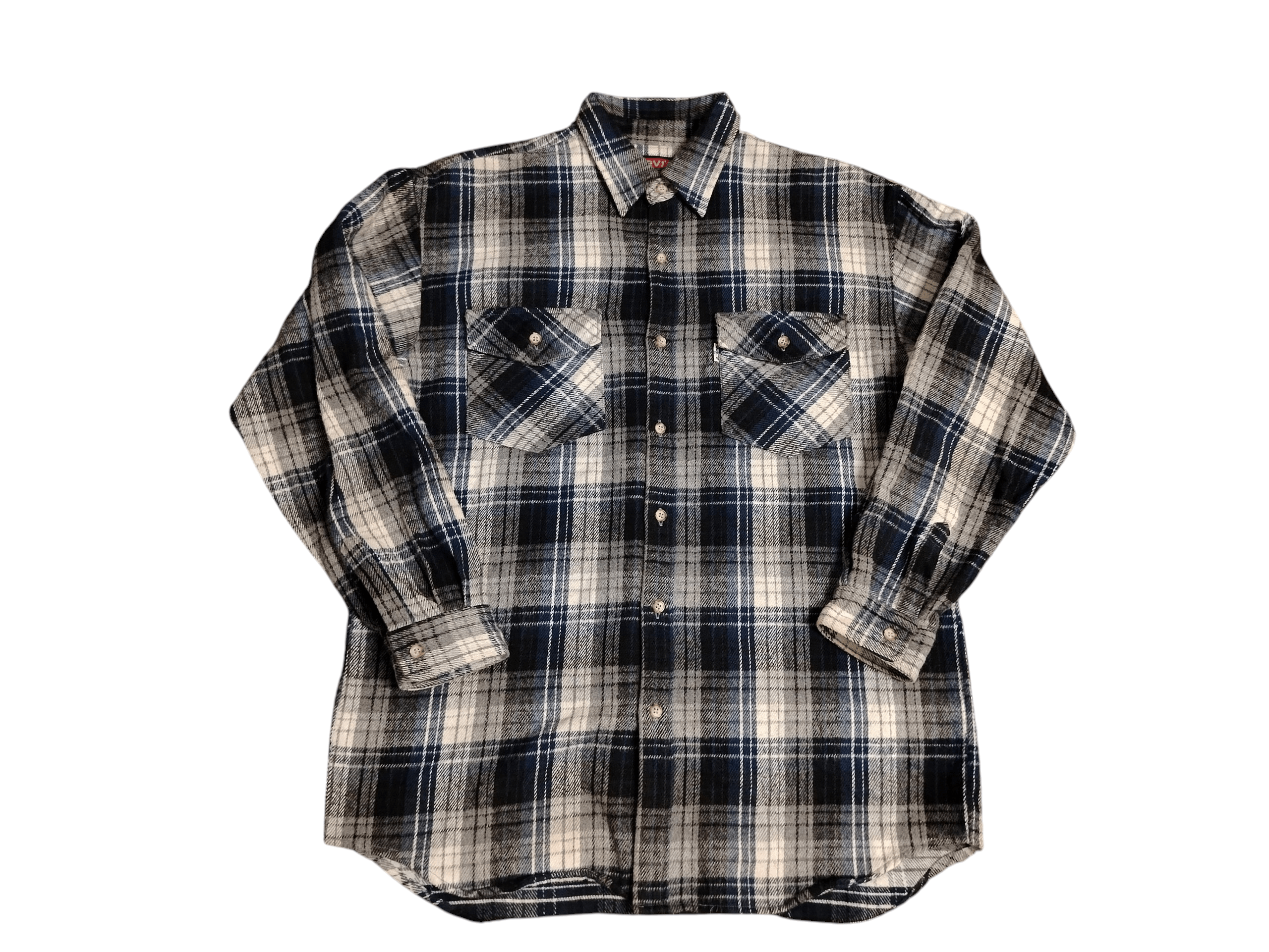 Levi's Vintage japan levis plaid flannel white tab Size US M / EU 48-50 / 2 - 1 Thumbnail