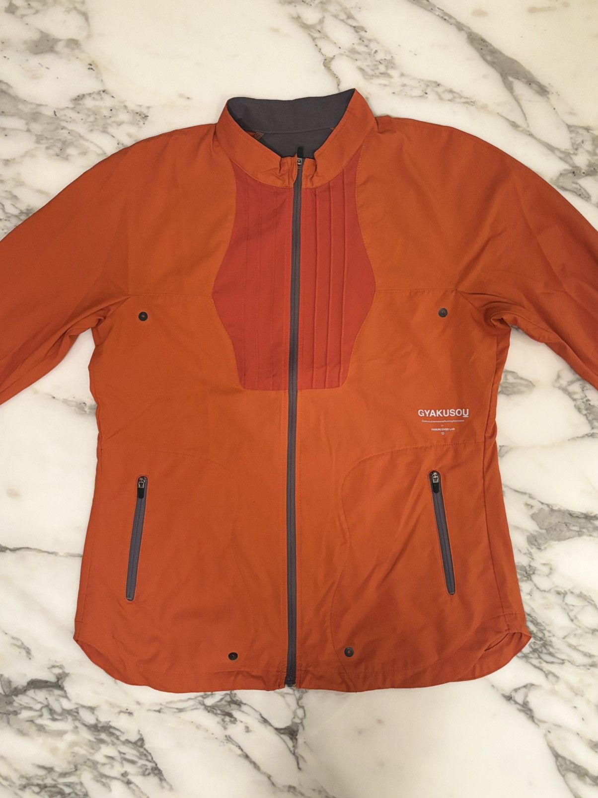 Gyakusou Gyakusou Orange Running Top Size US S / EU 44-46 / 1 - 3 Thumbnail