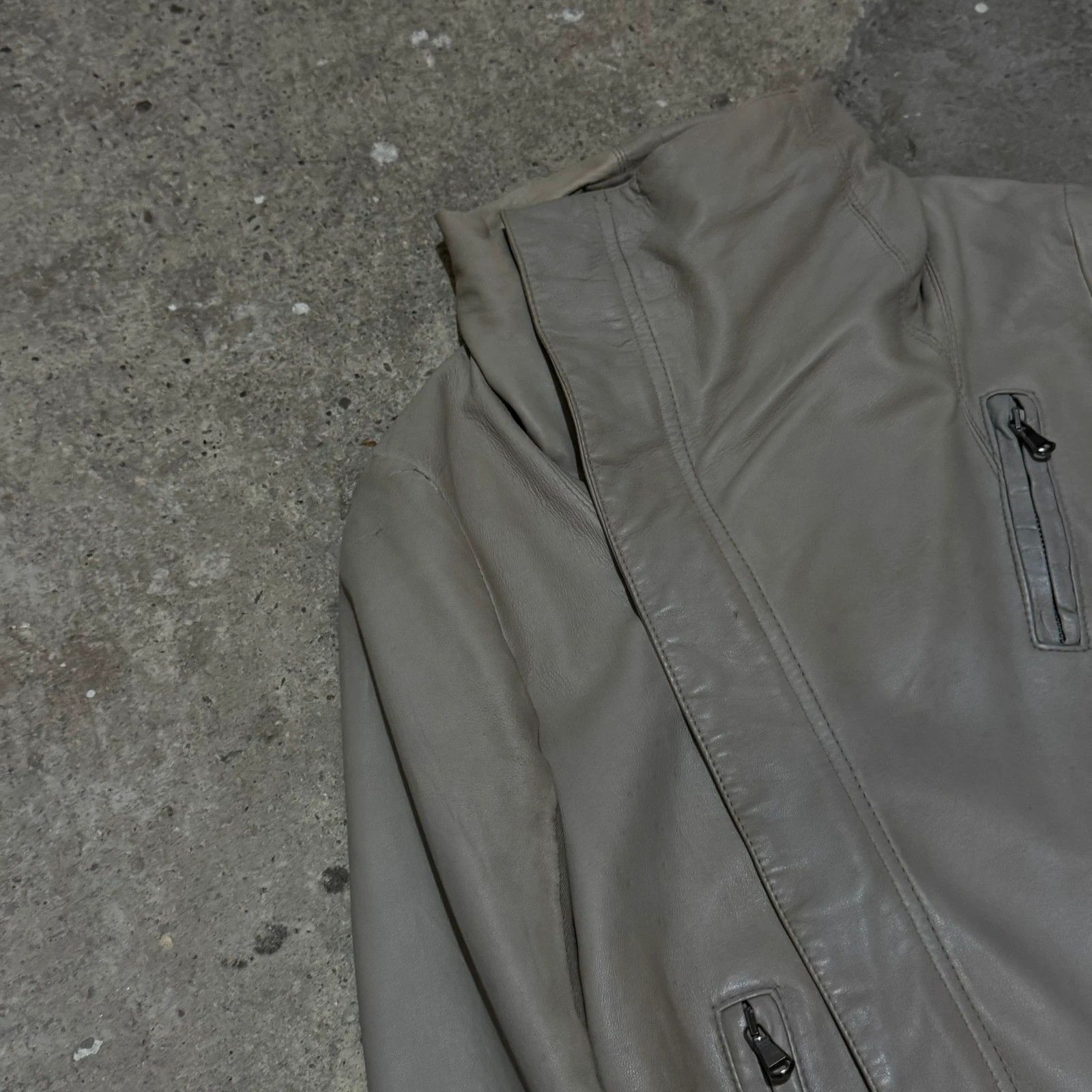 Other Rick owens style leather jacket Size S / US 4 / IT 40 - 9 Thumbnail