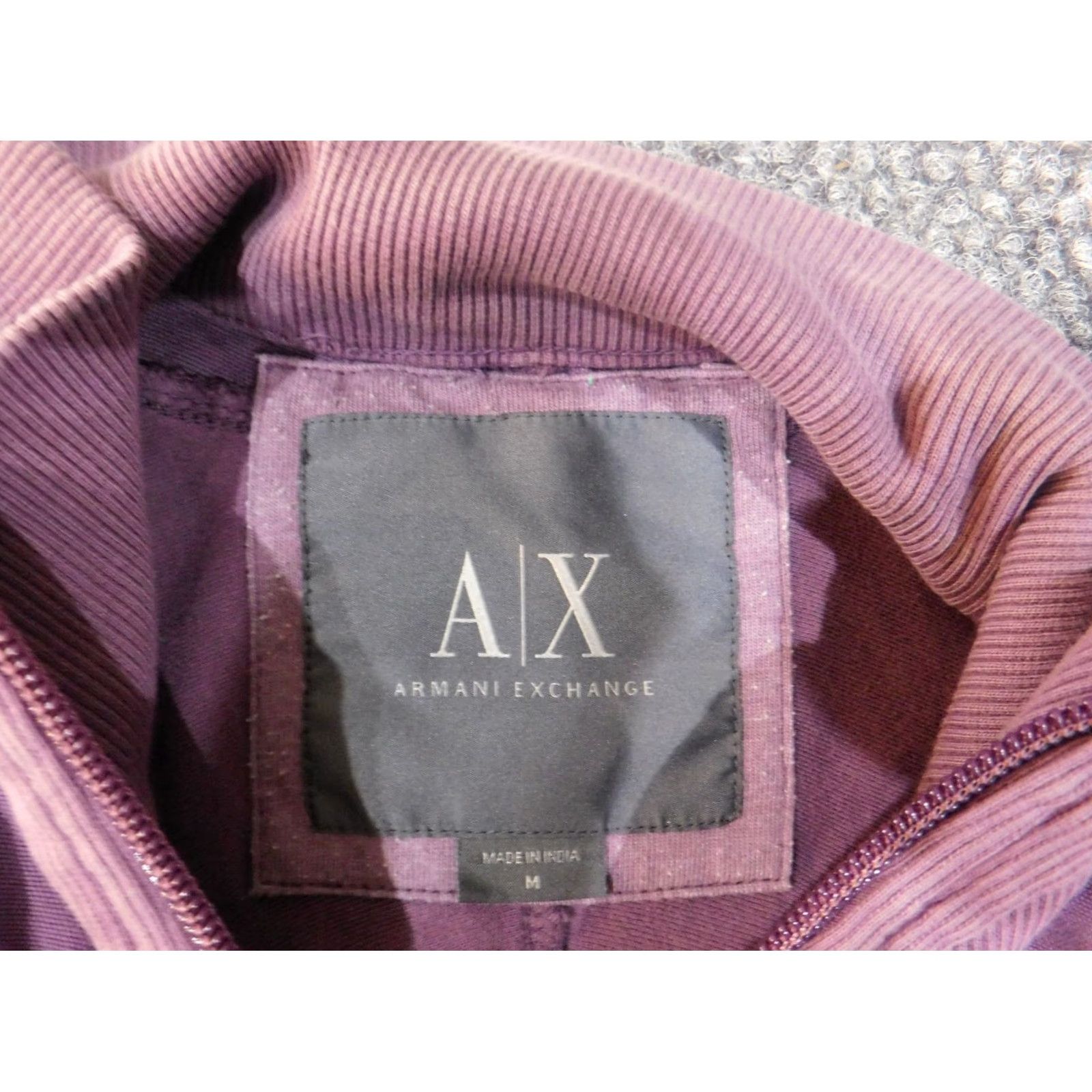 Armani Exchange Armani Exchange Jacket Womens M Zip Logo Casual Bomber Stretch Gray Polyester Microfiber Regular Size M / US 6-8 / IT 42-44 - 5 Thumbnail