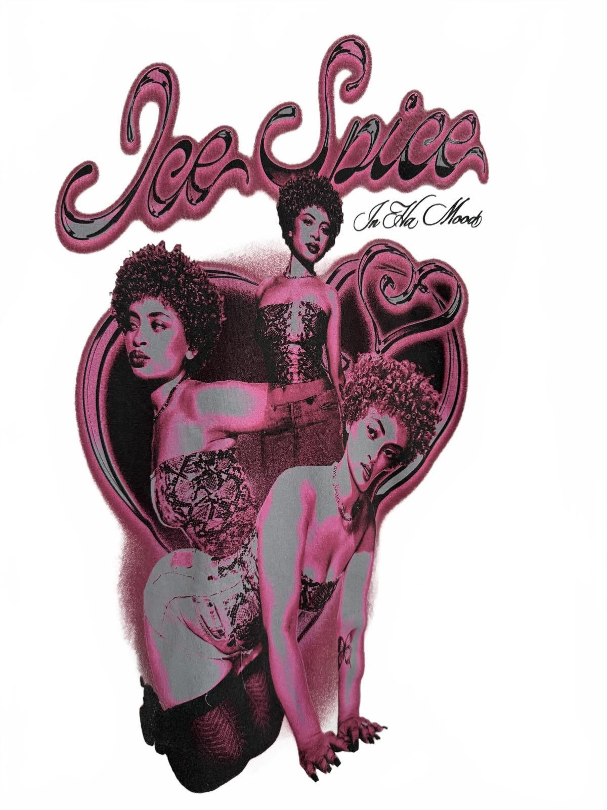 Other Ice Spice Graphic White and Pink Oversize Tour T-Shirt XL Size XL / US 12-14 / IT 48-50 - 1 Thumbnail