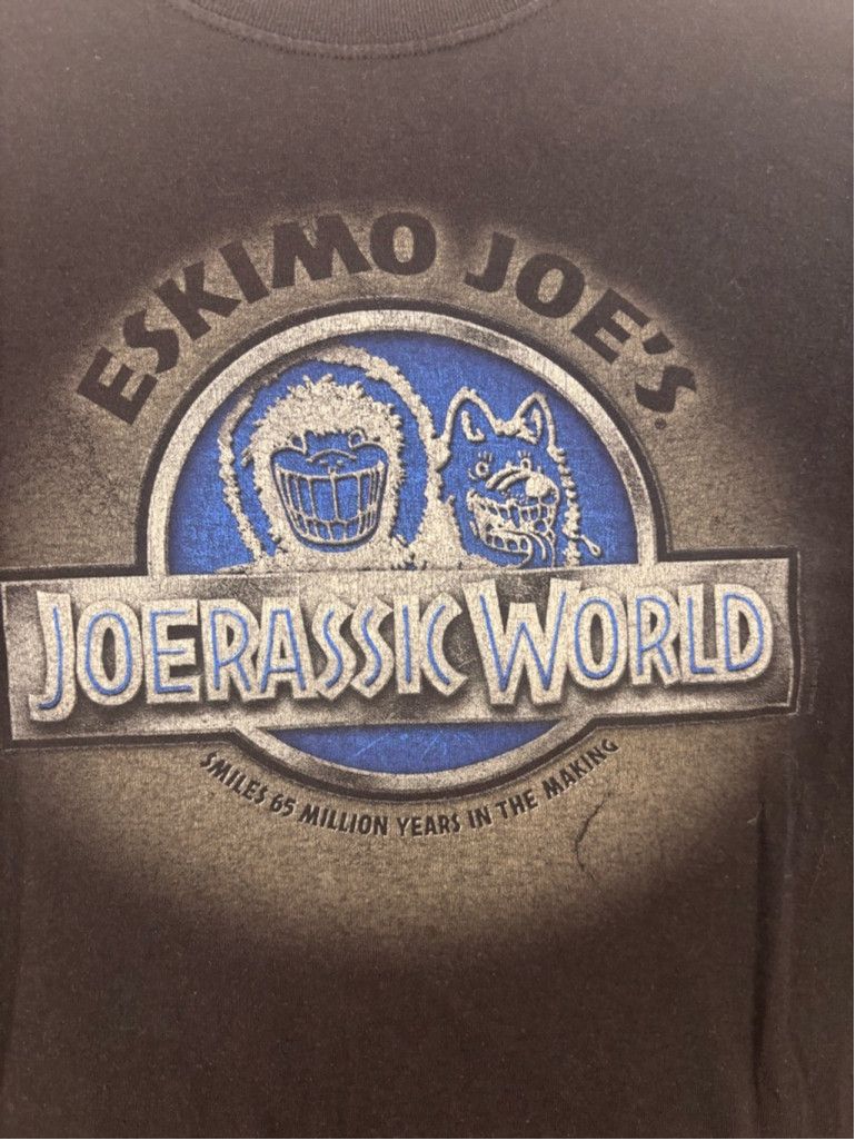 Hanes Men's Hanes Eskimo Joe's Joerassic World T-shirt XL Black Size US XL / EU 56 / 4 - 6 Thumbnail