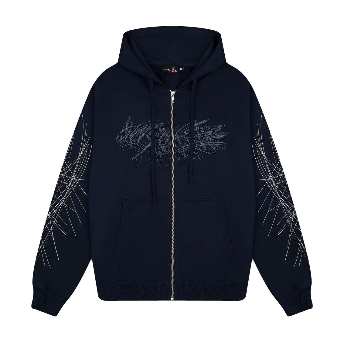 Derschutze Sashiko zip up Size US XL / EU 56 / 4 - 1 Thumbnail
