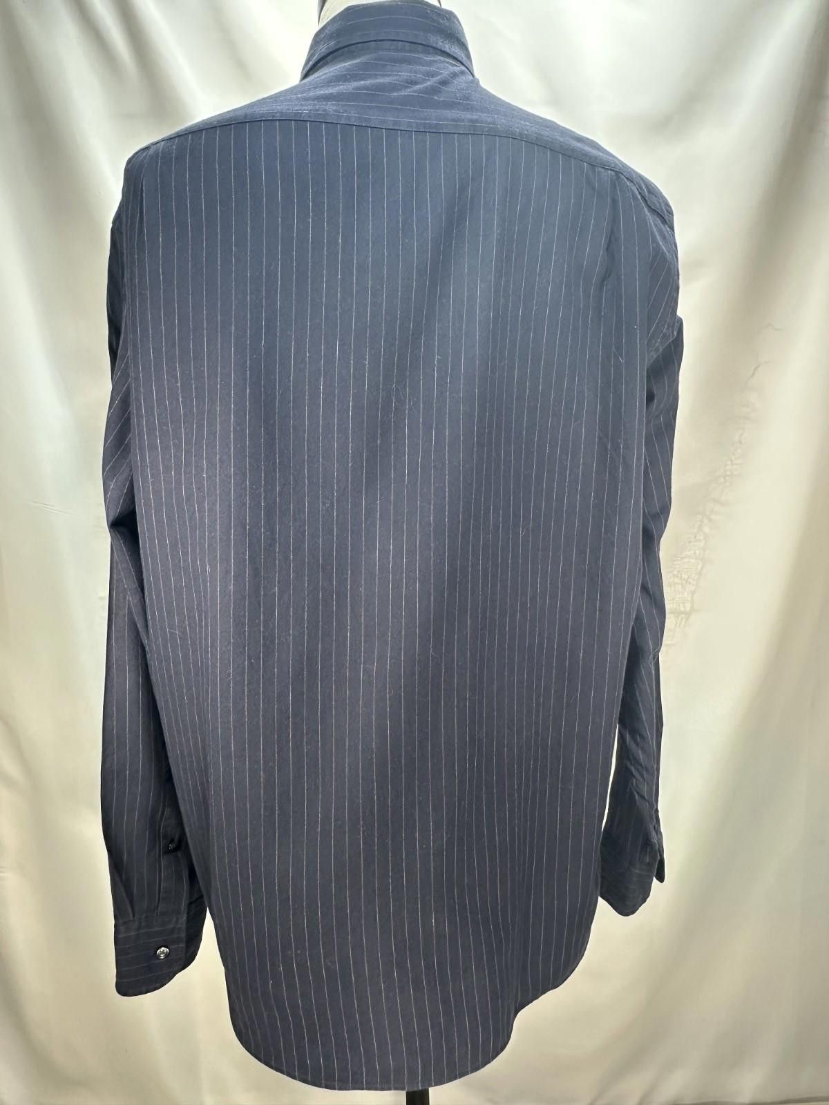 J.Crew J. Crew Pinstripe 100% Cotton Button Down Shirt Black Men XL Size US XL / EU 56 / 4 - 3 Thumbnail