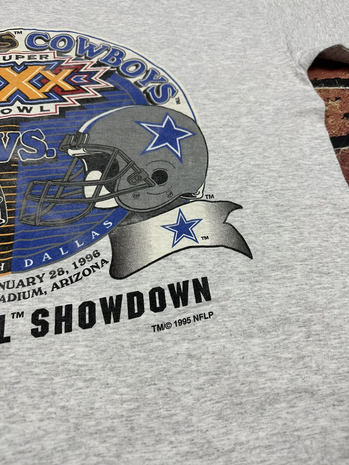 NFL × Vintage Vintage Dallas Cowboys Pittsburgh Steelers Super Bowl Shirt Size US XXL / EU 58 / 5 - 4 Thumbnail