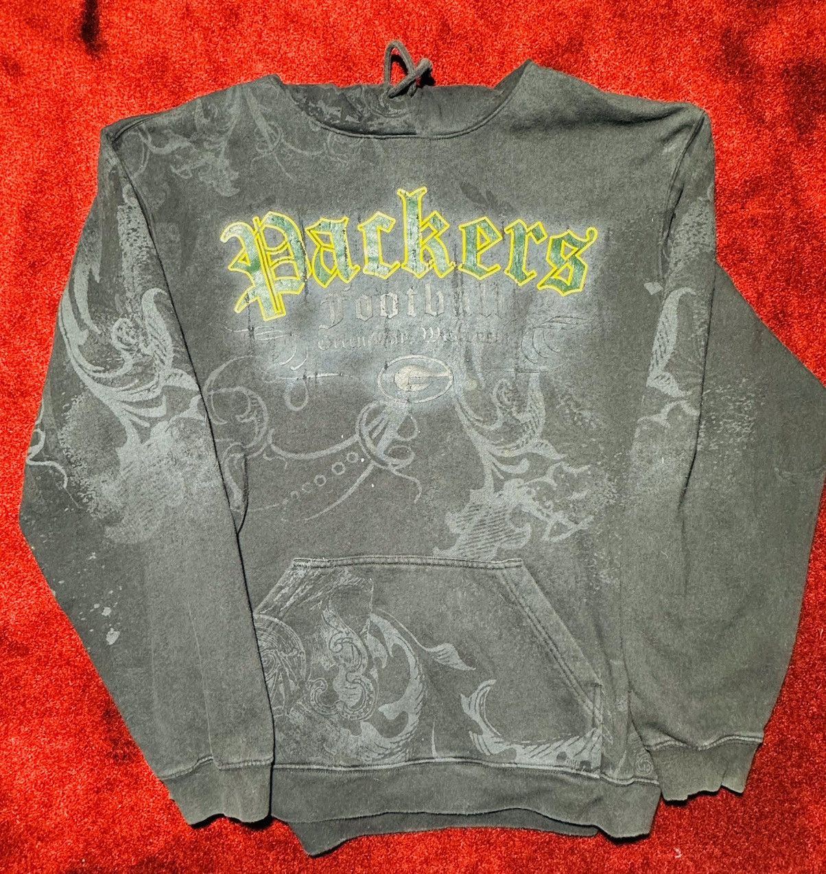 NFL × Vintage Reebok Green Bay Packers Hoodie Sweatshirt XXL 2XL Vintage Size US XXL / EU 58 / 5 - 3 Thumbnail