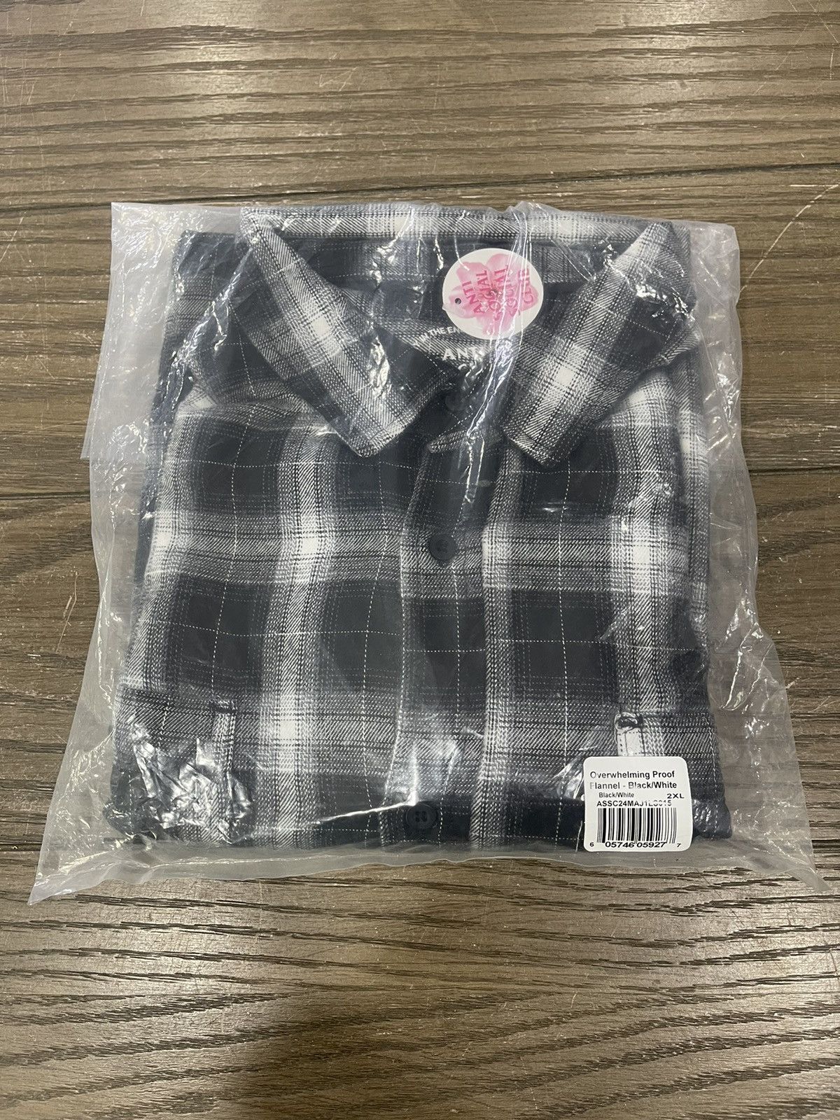 Anti Social Social Club × Designer ⚡️ ASSC Anti Social Club Overwhelming Proof Flannel 2XL ⚡️ Size US XXL / EU 58 / 5 - 10 Thumbnail