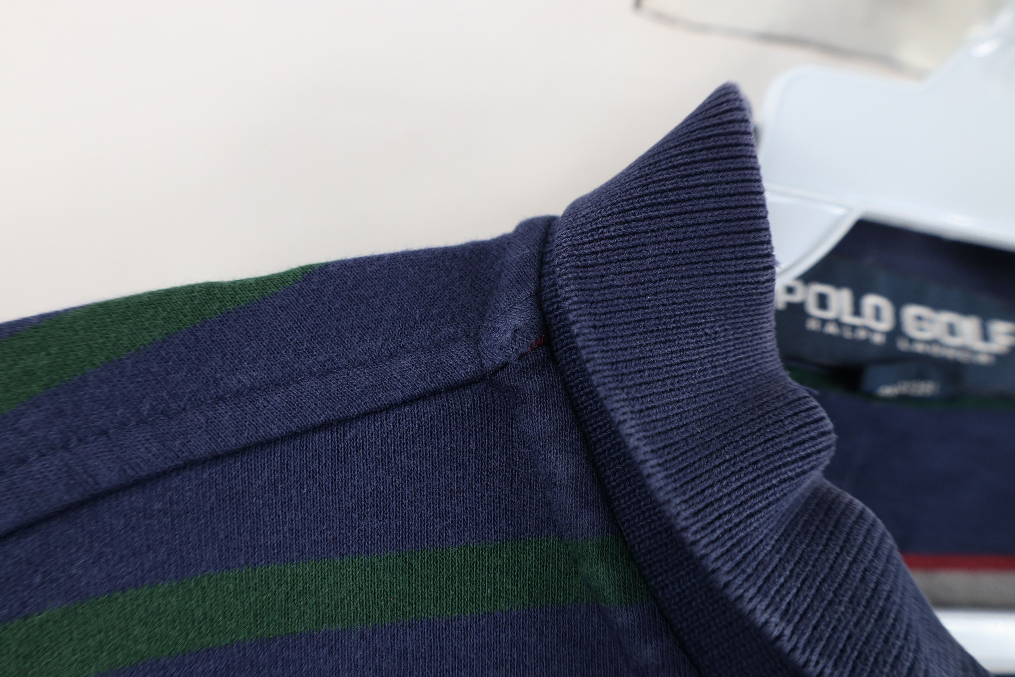 Ralph Lauren Vintage 90s Polo Golf Ralph Lauren Crest Striped Polo USA Size US XXL / EU 58 / 5 - 7 Thumbnail