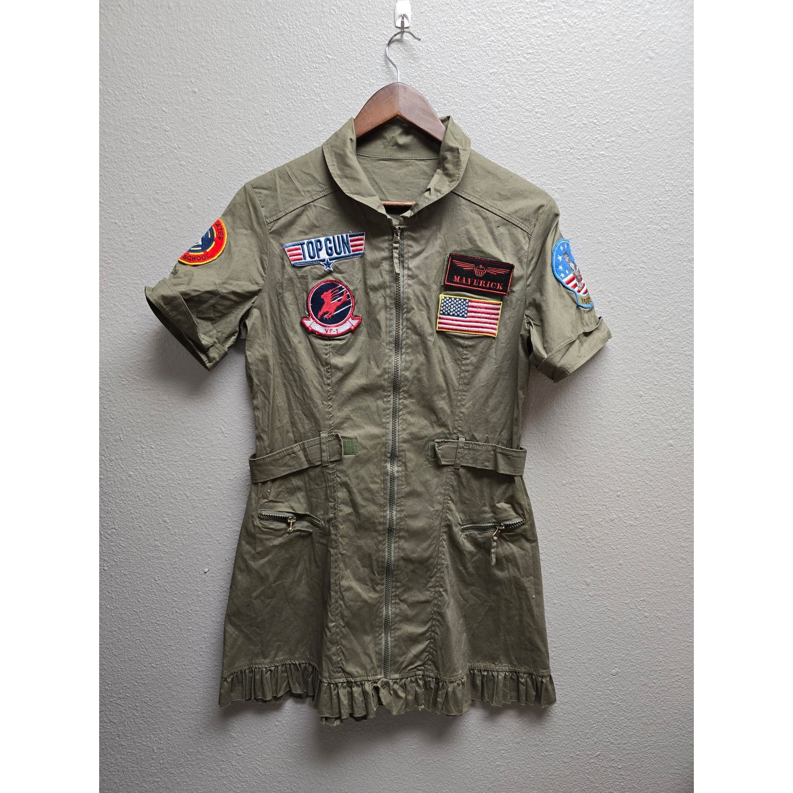 Other Top Gun Maverick Dress Green Military Dress Patch Utility Size M / US 6-8 / IT 42-44 - 1 Thumbnail
