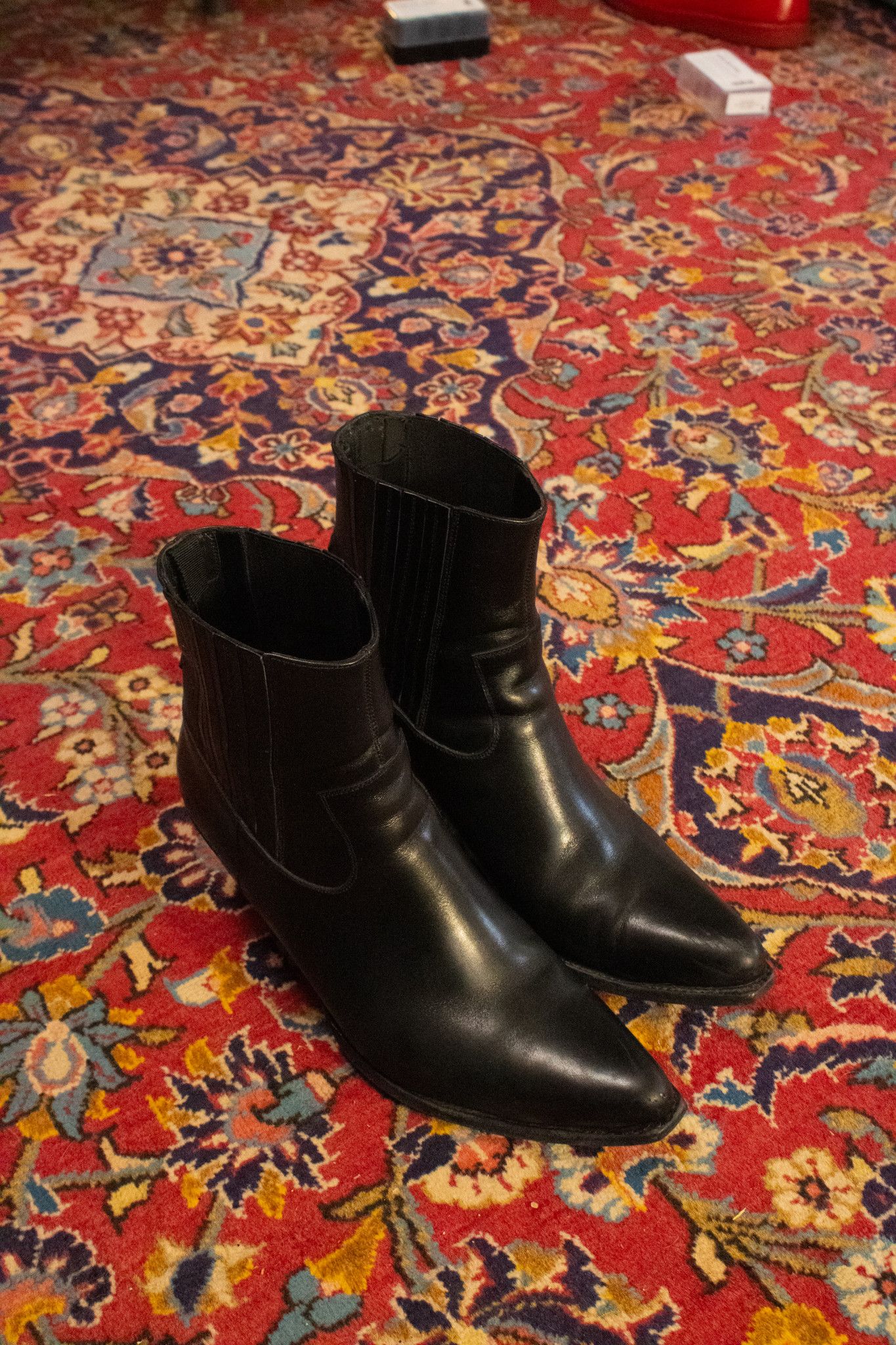 Celine × Hedi Slimane Celine by Hedi Slimane Berlin Heeled Black