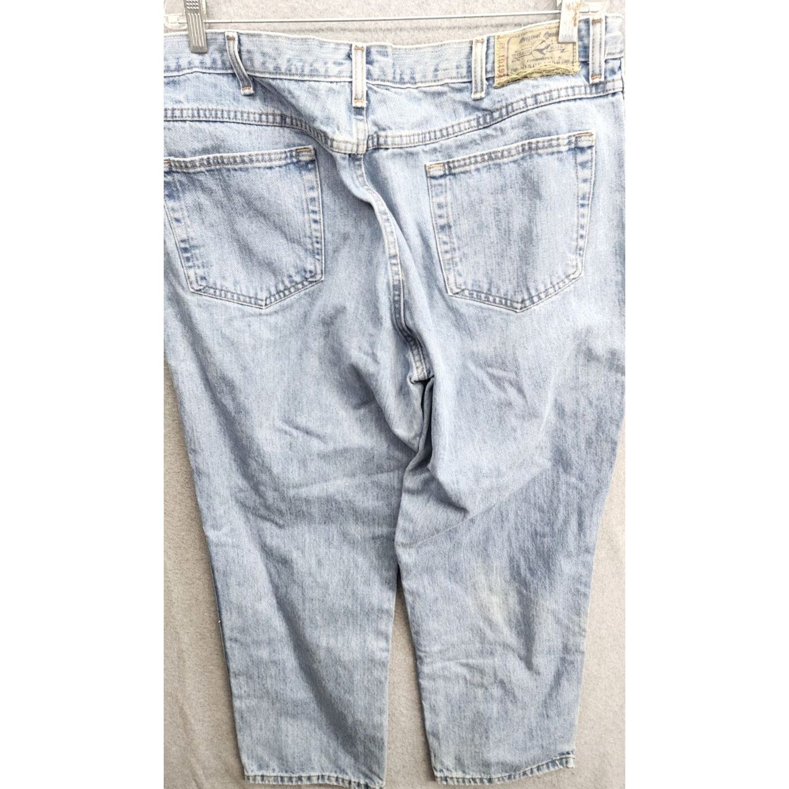 Denime RedHead Jeans Men's Straight Denim Relaxed Fit 38x30 Blue Belt Loops 5-Pocket Design Inseam 30 Size US 38 / EU 54 - 4 Thumbnail