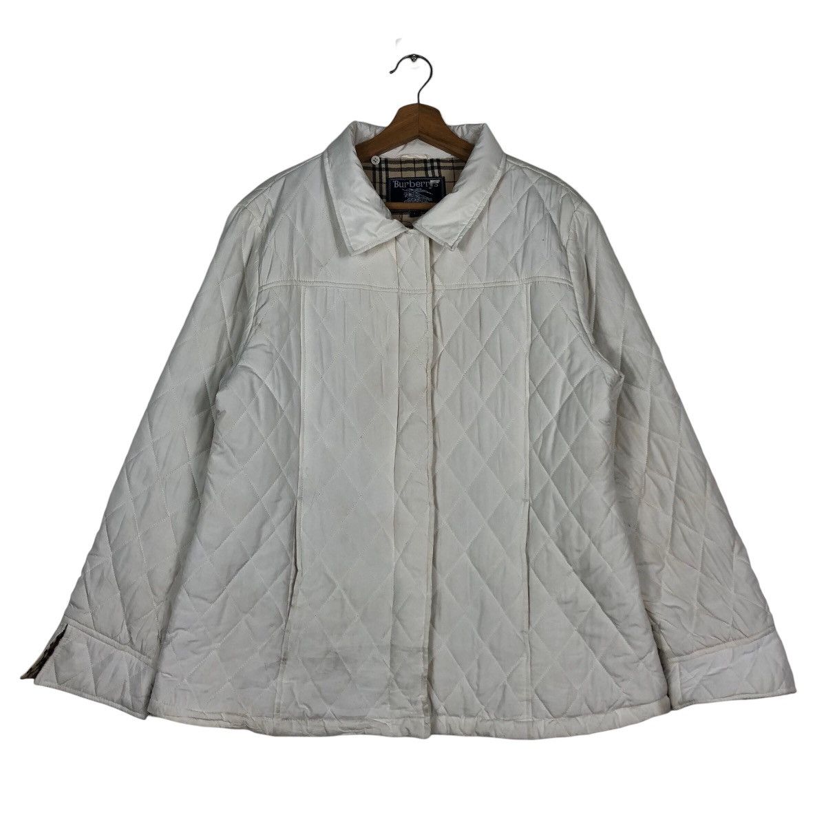 Burberry 🔥Vintage Burberrys Light Down Puffer Jacket Nova Check Size US L / EU 52-54 / 3 - 1 Thumbnail