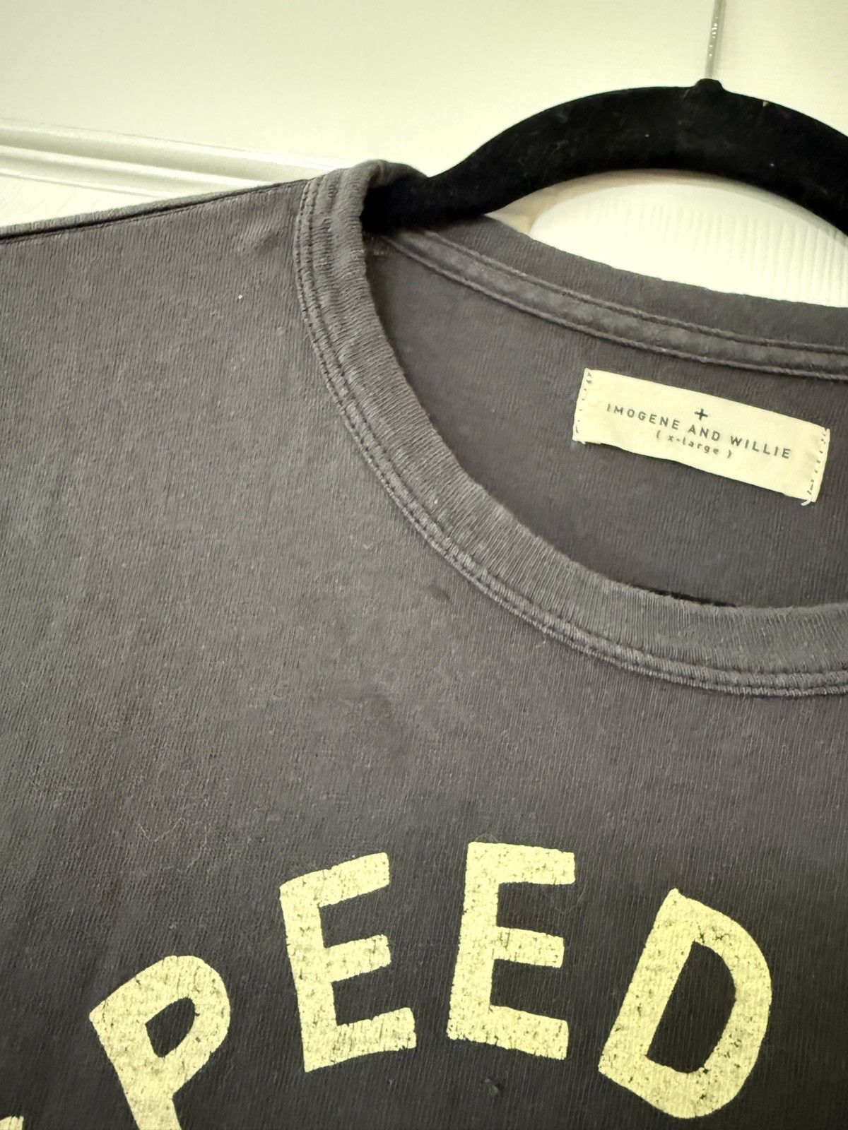 Imogene + Willie Dark Gray Imogen + Willie Godspeed tshirt Size US XL / EU 56 / 4 - 3 Thumbnail
