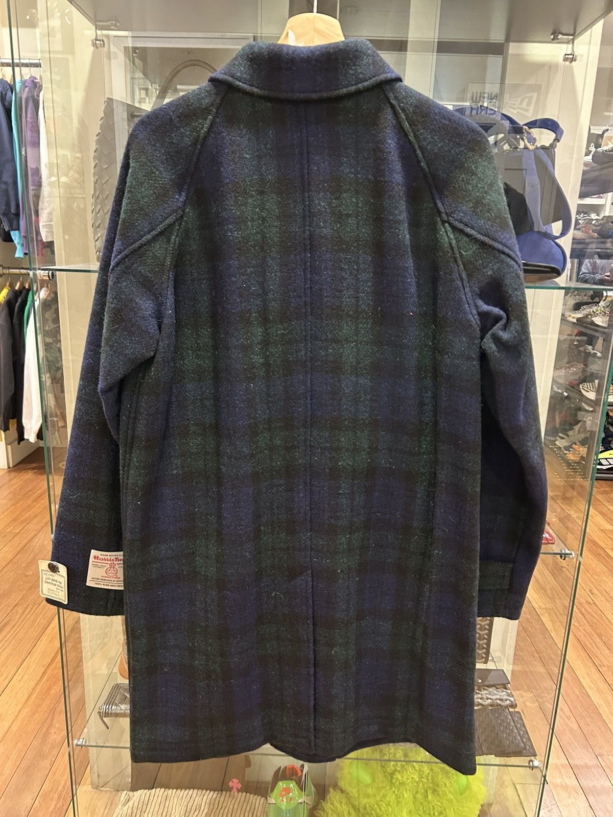Beams Plus × Harris Tweed Harris Tweed Plus Beams Bal Collar Wool Trench Coat Size US L / EU 52-54 / 3 - 2 Thumbnail