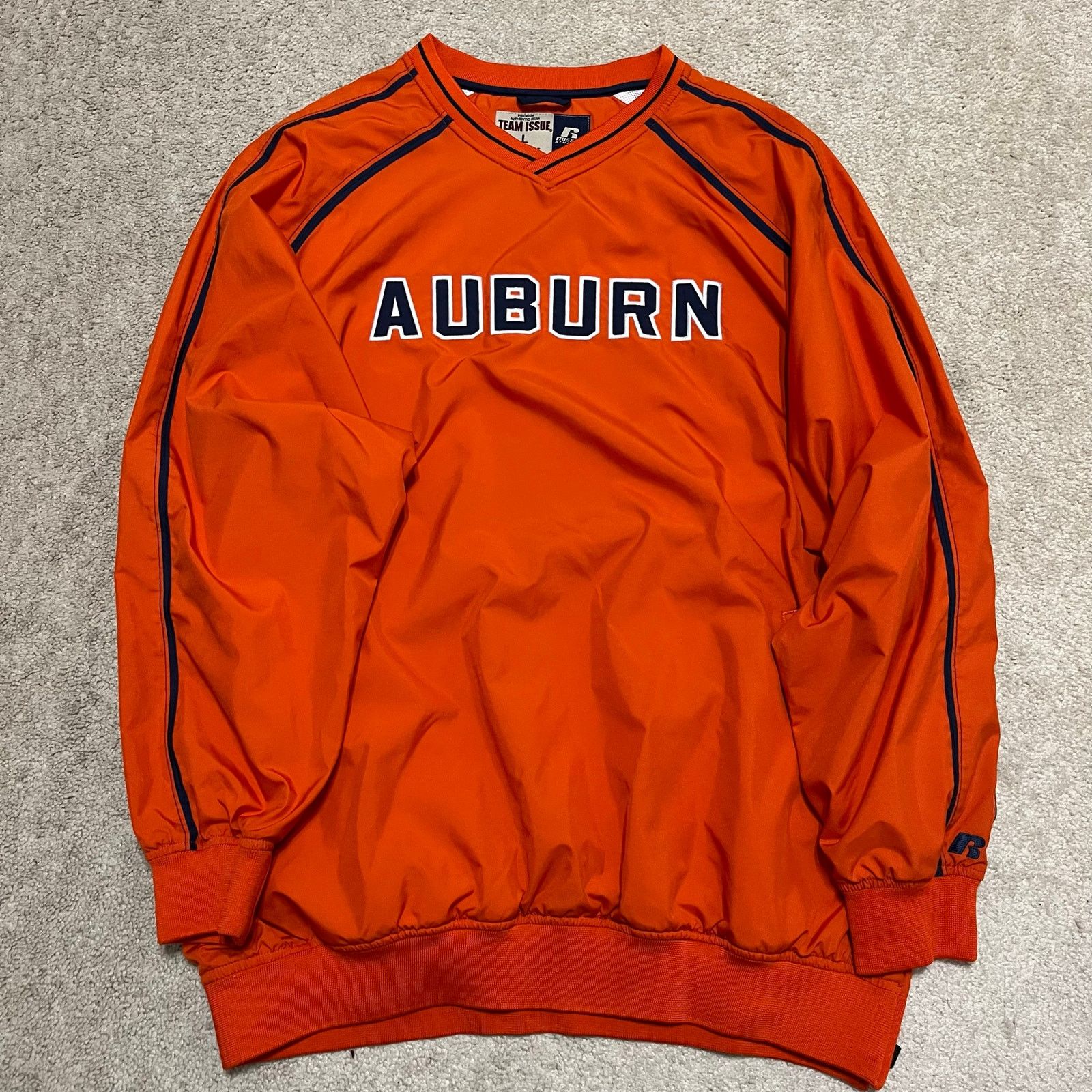 Russell Athletic Russell Athletics Auburn Tigers Orange Windbreaker Jacket L Size US L / EU 52-54 / 3 - 1 Thumbnail