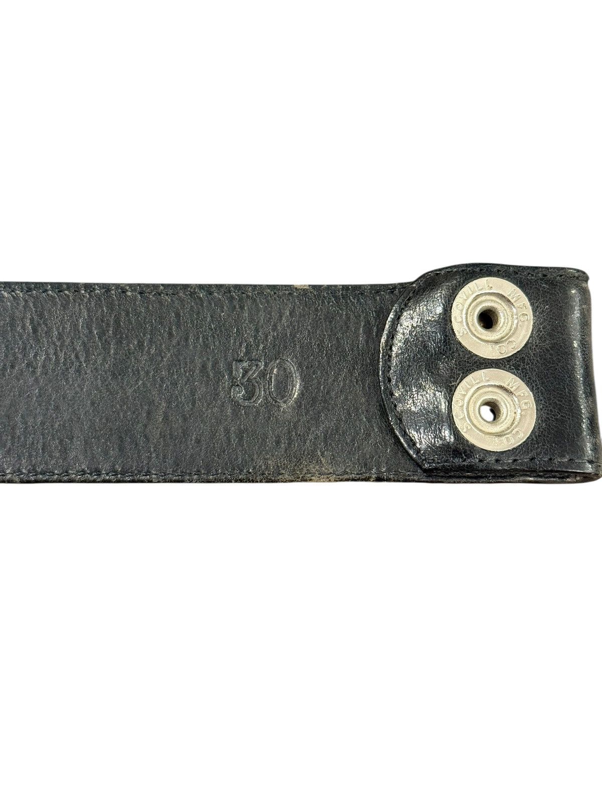 Chrome Hearts Black Leather Belt Strap Size 30 - 3 Thumbnail