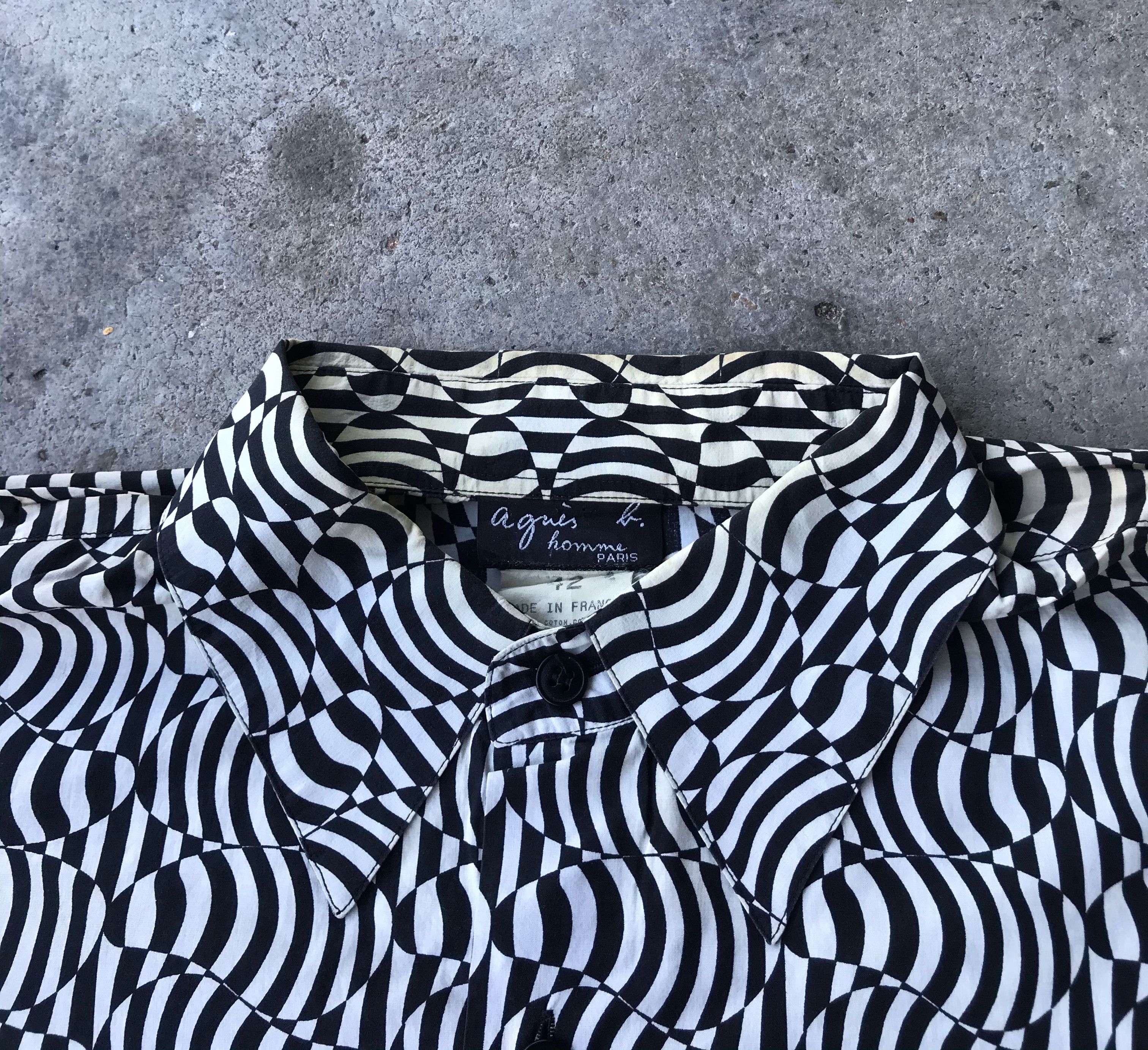 agnes b. Agnes B art design shirts Size L / US 10 / IT 46 - 2 Thumbnail