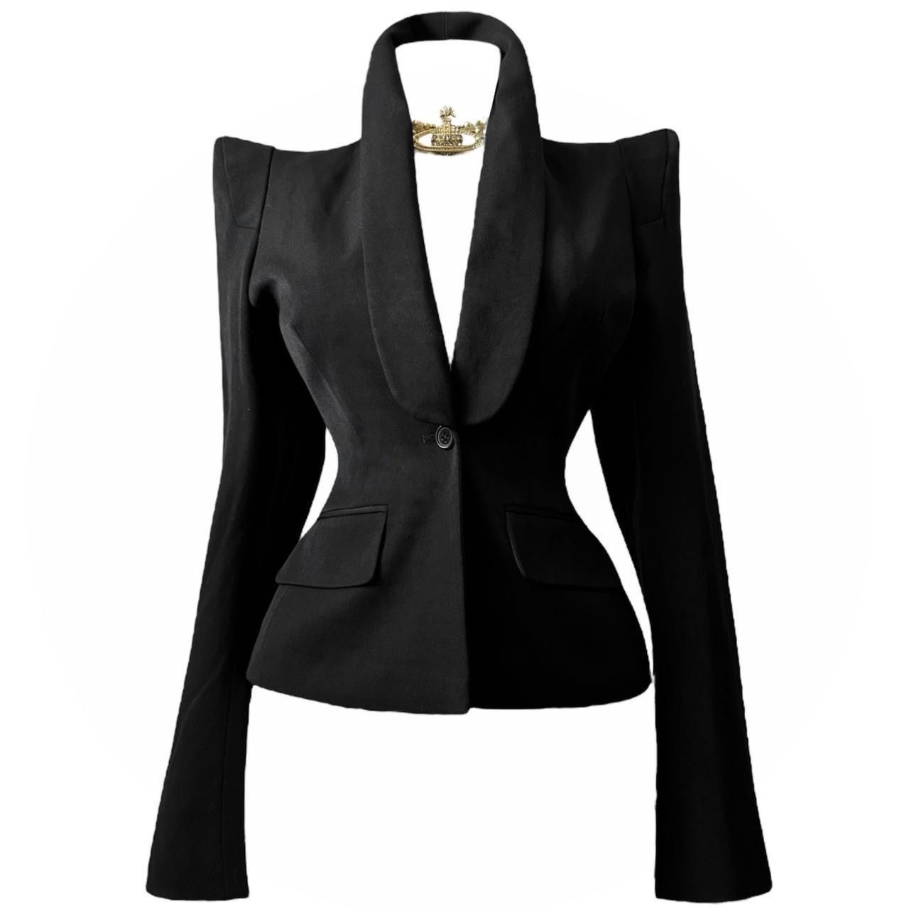 Vintage Power shoulders vintage jacket Size m Size M / US 6-8 / IT 42-44 - 1 Thumbnail