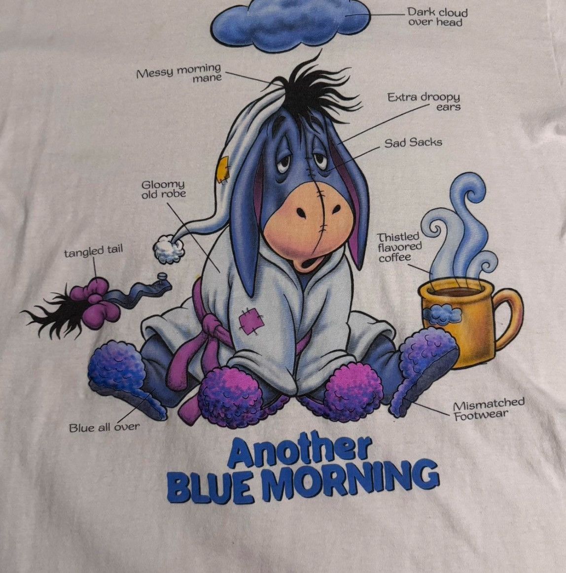 Disney Eeyore Mood T shirt Size US XXL / EU 58 / 5 - 3 Thumbnail