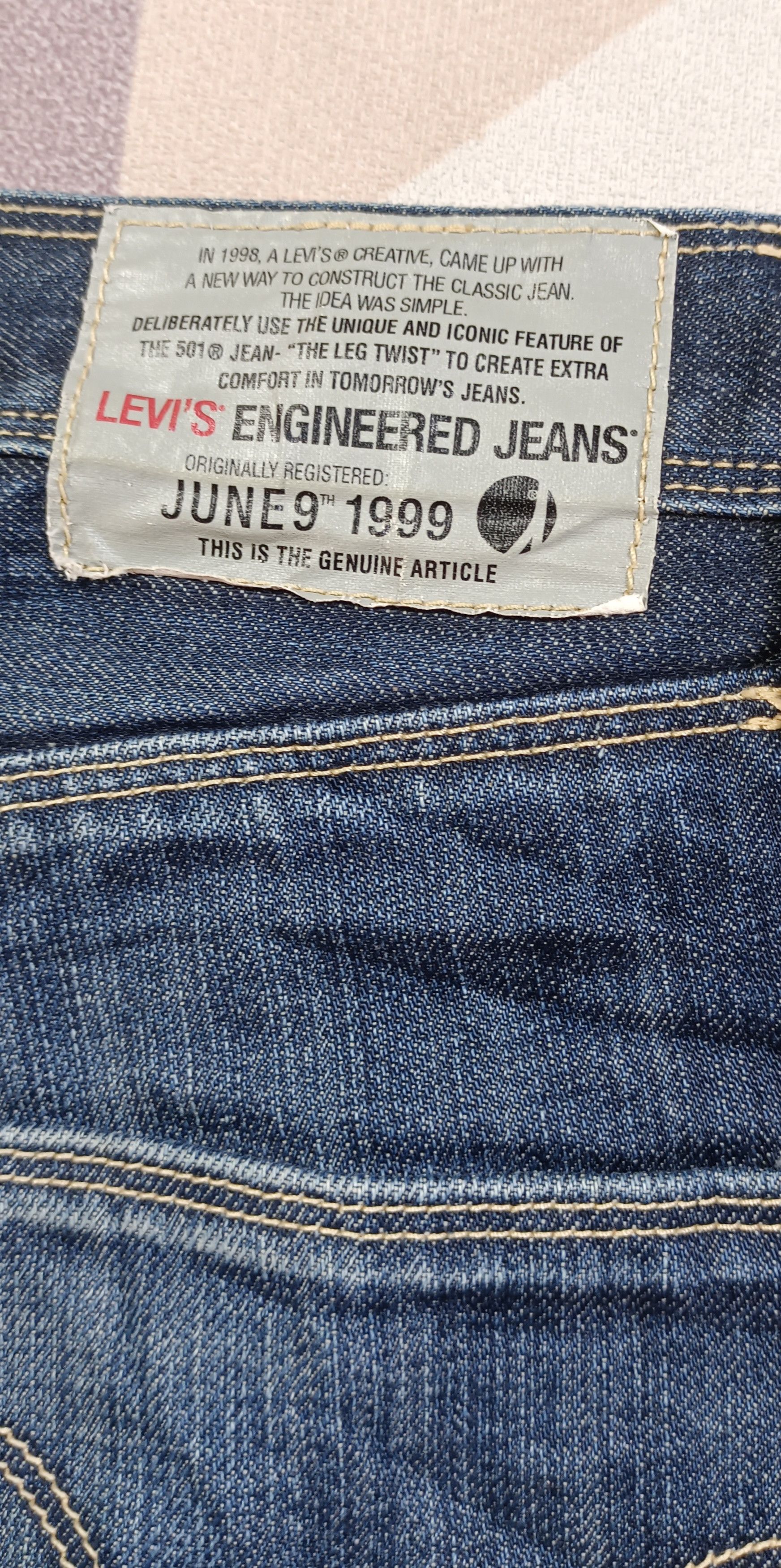 Levi's Vintage Levi's Engineered Jeans Ifsixwasnine Lgb Y2k Size US 31 - 10 Thumbnail