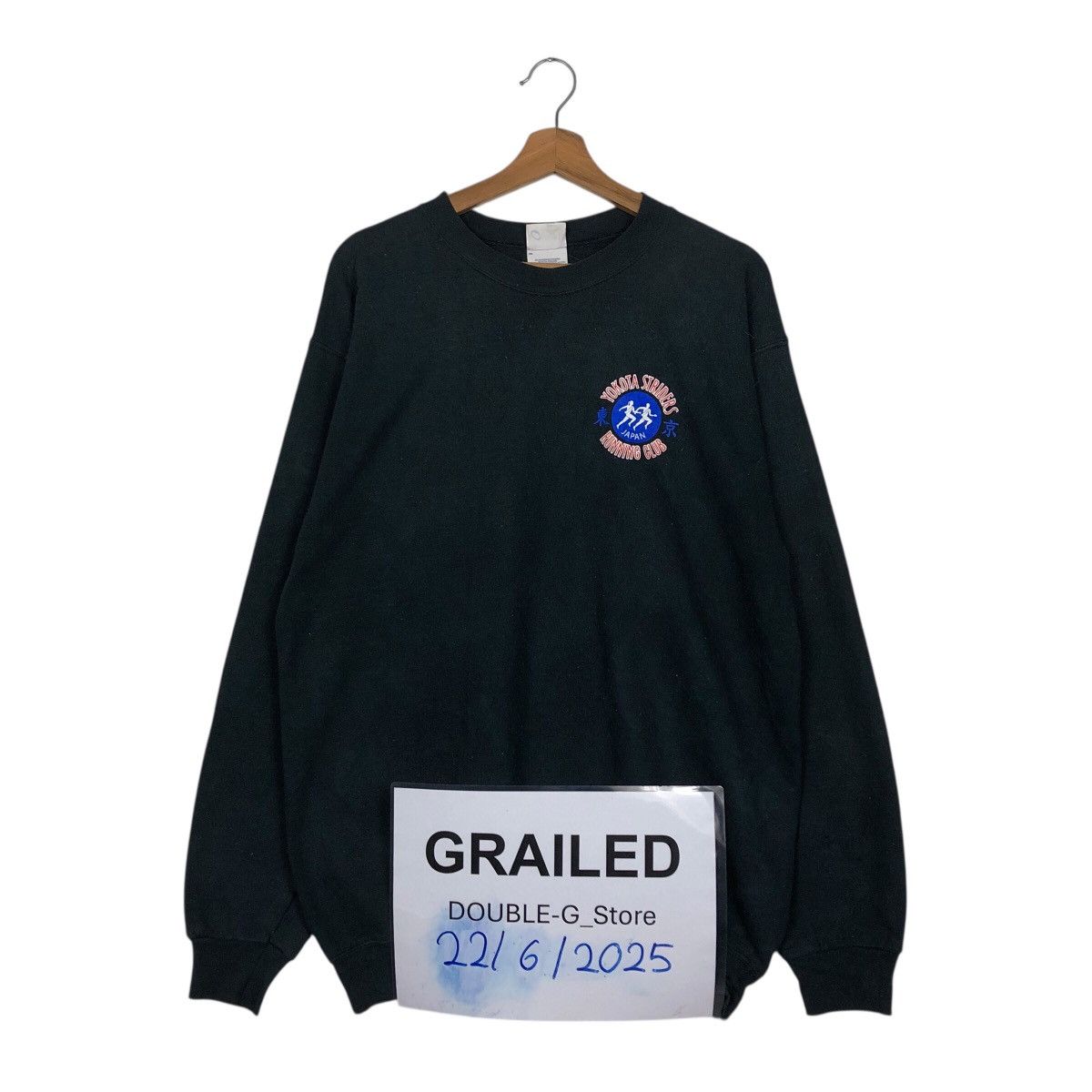Vintage 📌Vintage Sweatshirt Yokota Striders Japan Running Club Size US M / EU 48-50 / 2 - 1 Thumbnail
