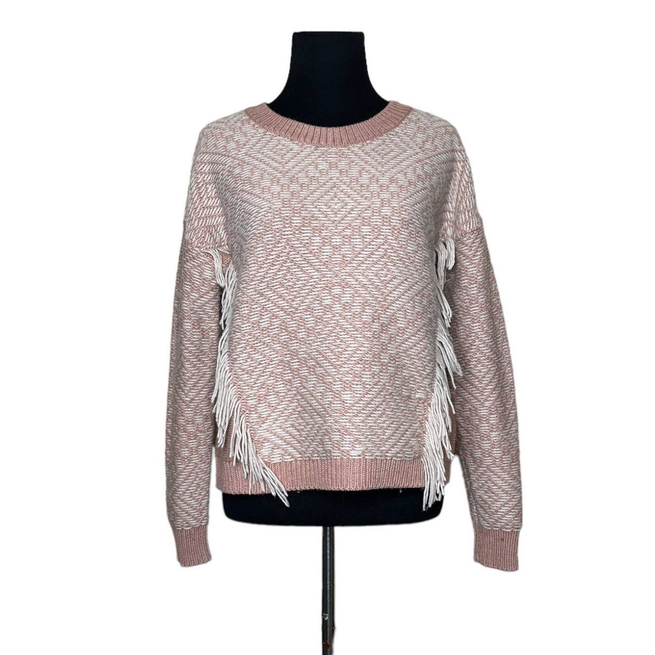 Madewell Madewell Blush Argyle Southwest Pullover Sweater Size XXS Size XXS / US 00 / IT 34 - 1 Thumbnail