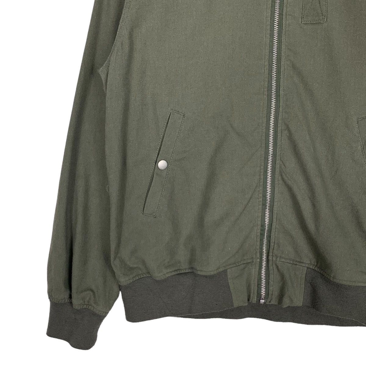 Denime DENIME GEAR Green Bomber Jacket #0933-C41 Size US L / EU 52-54 / 3 - 3 Thumbnail