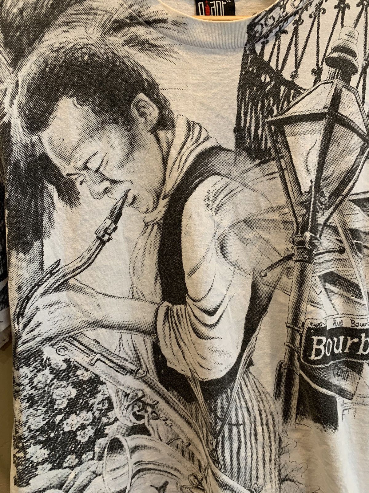 Giant RARE* Vintage New Orleans Jazz AOP Single Stitch Giant Shirt Size US XL / EU 56 / 4 - 3 Thumbnail