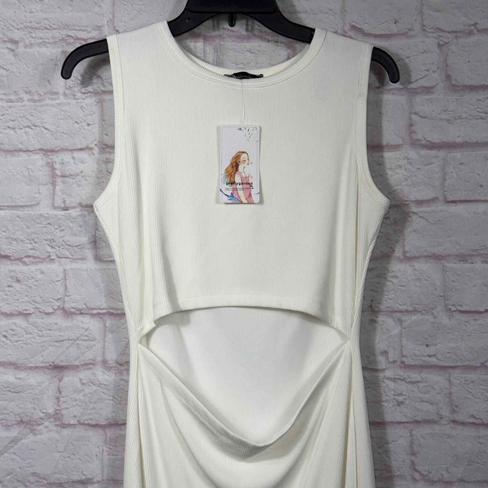 Other PrettyGarden Medium Sleeveless Cutout Midi Dress NWT Size M / US 6-8 / IT 42-44 - 2 Thumbnail