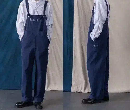 Japanese Brand 20AW Indigo Union Japan Blue Worker Marine Overall Size US 32 / EU 48 - 4 Thumbnail