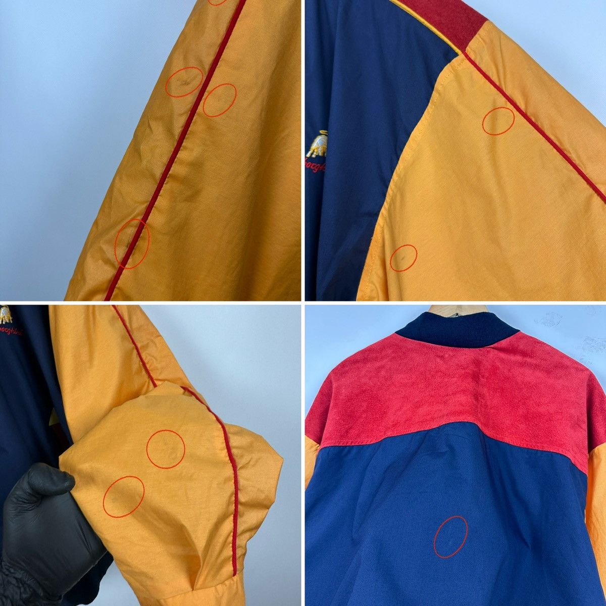 Vintage 90s Vintage Lamborghini Leisure Leather Zip Racing Jacket Size US XL / EU 56 / 4 - 21 Thumbnail