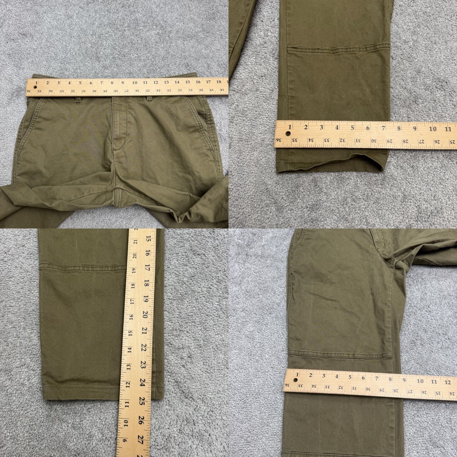 Banana Republic Banana Republic Slim Fir Mid Rise Ankle Pants Womens 6 Campground Green Cotton Twill Classic Modern 90s? Size 28" / US 6 / IT 42 - 9 Thumbnail
